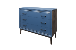 Комод 3 ящика Гориция, Сапфировый  
